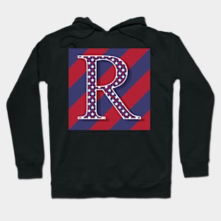 Old Glory Letter R Hoodie